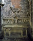 Retable de l'ancienne chapelle saint-Denis : scènes du martyre des saints Denis, Rustique et Eleuthère