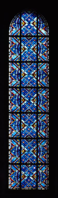 Ensemble de quatre verrières décoratives (baies 3 à 6)