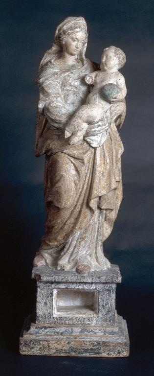 Statuette-reliquaire : Vierge à l'Enfant