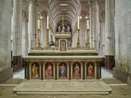 Maître-autel dit de Notre-Dame, Torlonia (autel, tabernacle, degré, deux gradins)