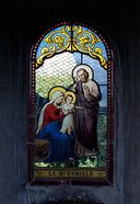 Verrière à personnages : Sainte Famille