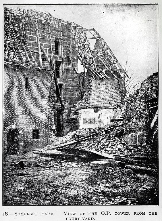 Quartier général de division d'artillerie (casemate de commandement), dit Amberg 1, puis Somerset Farm, puis 173
