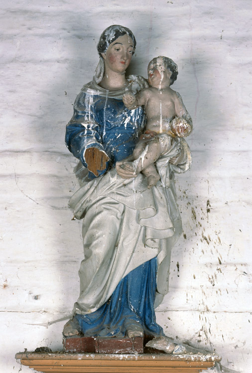 Statue (demi-nature) : Vierge à l'Enfant