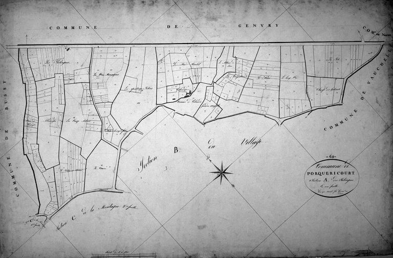 Le canton de Noyon : le territoire de la commune de Porquéricourt