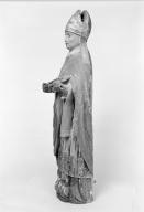Statue (petite nature) : saint évêque