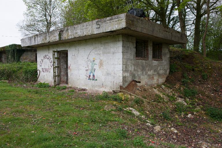 Poste de commandement de la 5ème batterie de l'Abteilung II (unité de tir 2) du Flak Regiment 155 (régiment de défense antiaérienne 155)