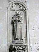 Deux statues (chapelle du Calvaire) : saint Antoine de Padoue ; saint Jérôme