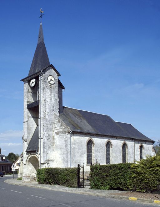 Église paroissiale Saint-Sulpice et cimetière de Ribeaucourt