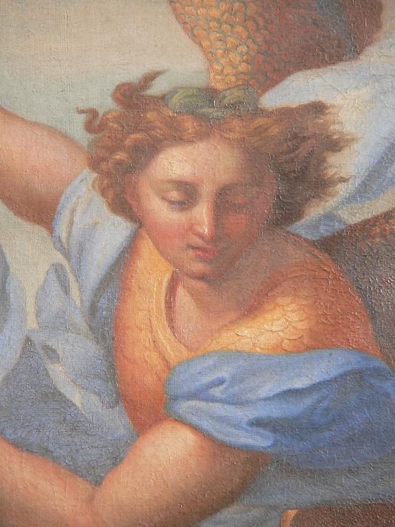 Tableau d'autel : saint Michel terrassant le démon