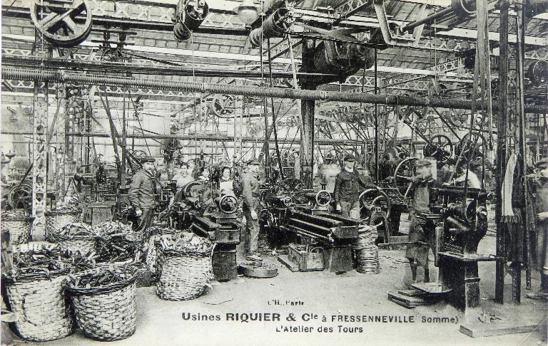 Ancienne usine de serrurerie et fonderie Charles Guerville, puis Ch. Guerville Fils et Riquier Frères, puis Guerville, Riquier et Cie puis usine de serrurerie Bricard