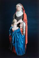 Groupe sculpté (demi-nature) : sainte Anne trinitaire