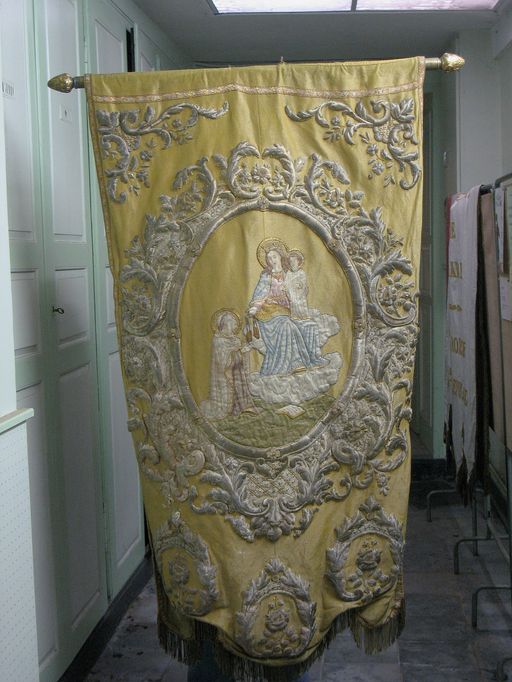 Bannière de procession : Vierge