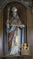 Groupe sculpté (grandeur nature) : saint Nicolas