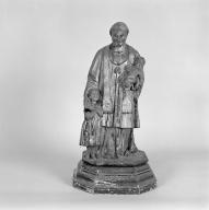 Statue-reliquaire (statuette) : Saint Vincent de Paul