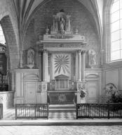 Autel, retable et tabernacle du Sacré-Cœur