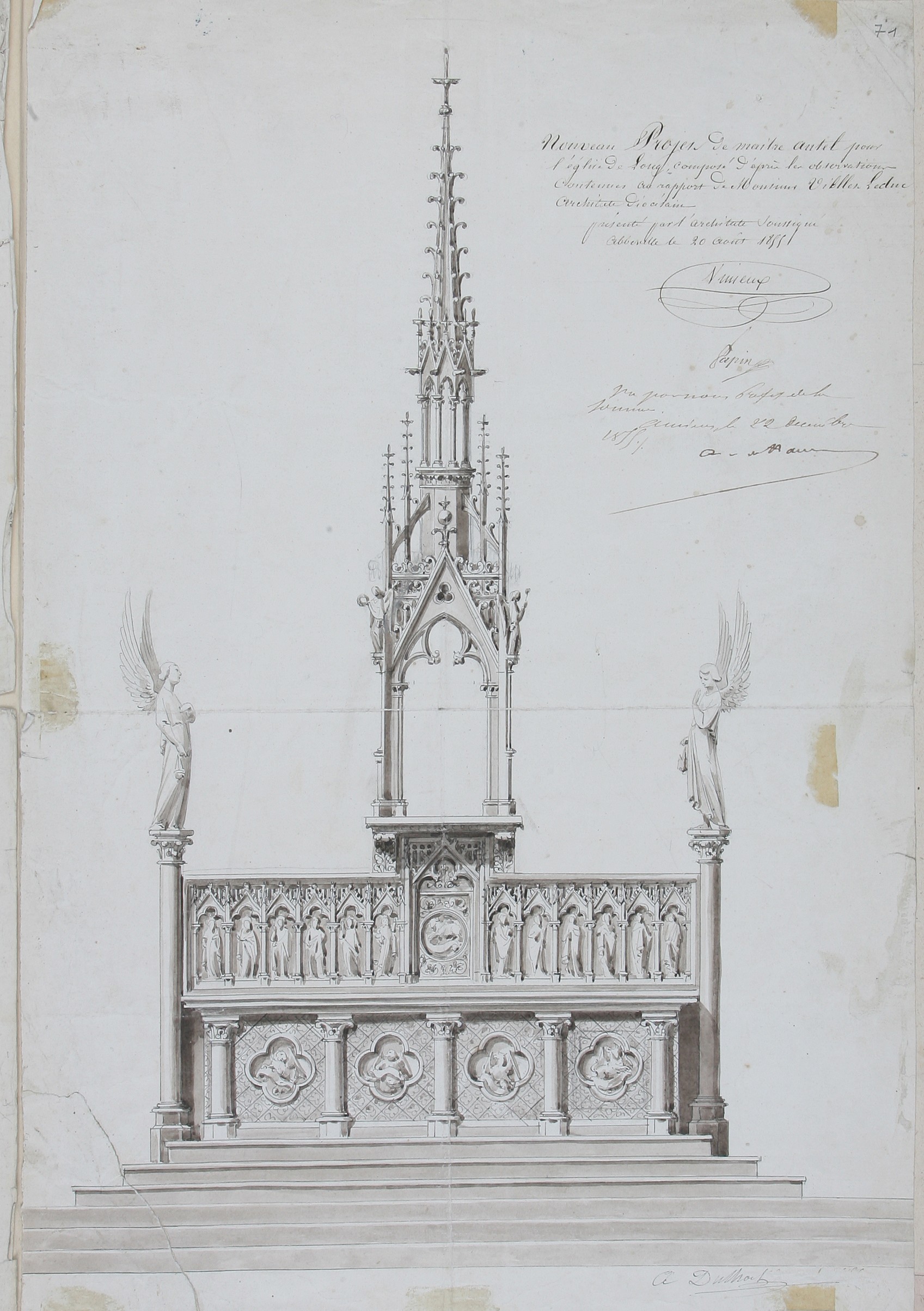 Maître-autel (autel, tabernacle, exposition)