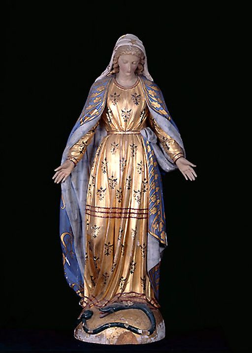 Statue (petite nature) : Immaculée Conception