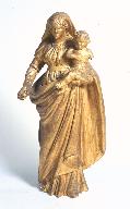 Statuette de procession : Vierge à l'Enfant