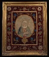 Tableau de tapisserie : la Vierge du Sacré-Cœur