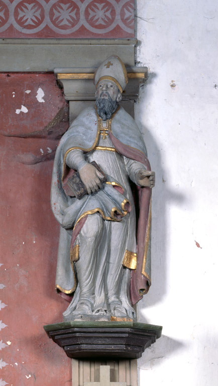 Statue (petite nature) : saint Martin de Tours