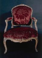 Ensemble de trois fauteuils à la Reine